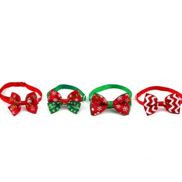Christmas Pet Bow Tie - Picture 4 of 12